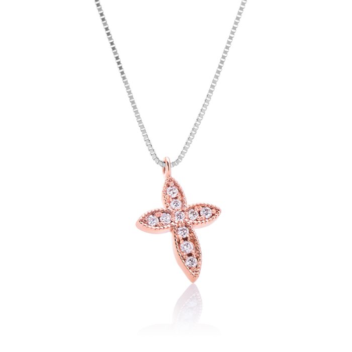 Brilijantska ogrlica sa krstićem