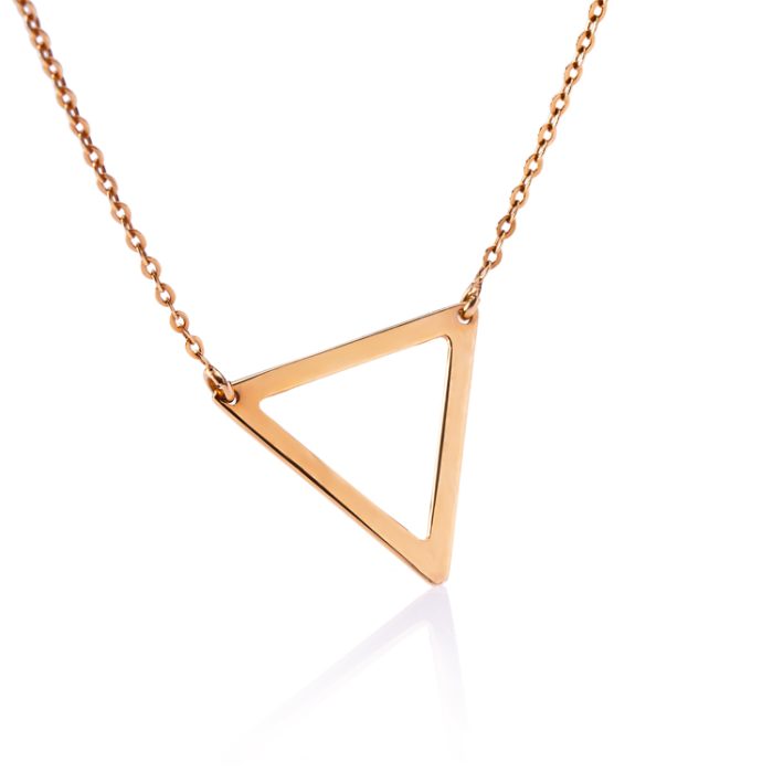 The Way necklace, Triangle - medium