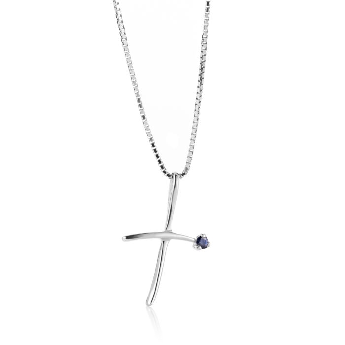 Privezak - Vera u ljubav, plavi safir