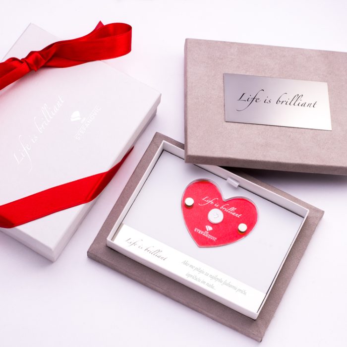 Blister- Dijamant u obliku srca