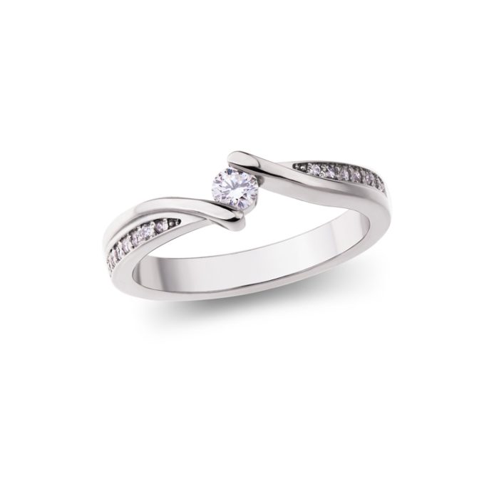 Prsten od zlata sa dijamantima