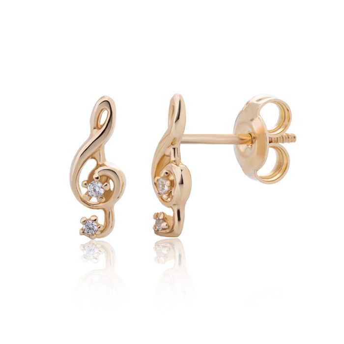 Minđuše - Violinski ključ