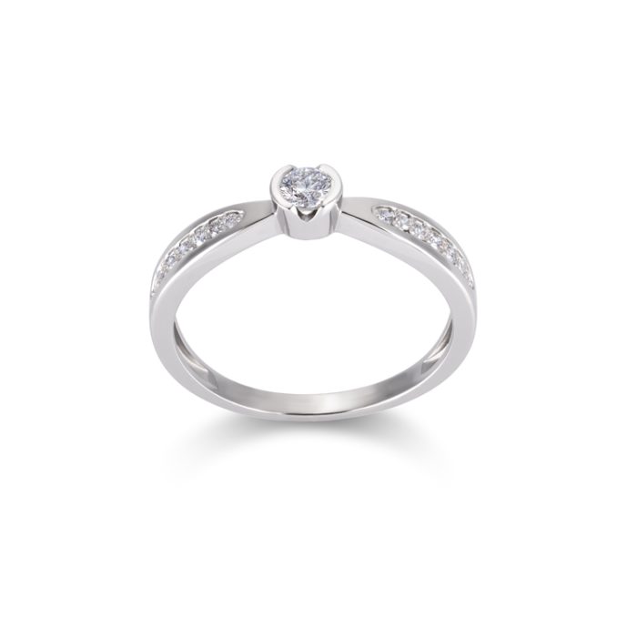 Verenički prsten od zlata sa dijamantima