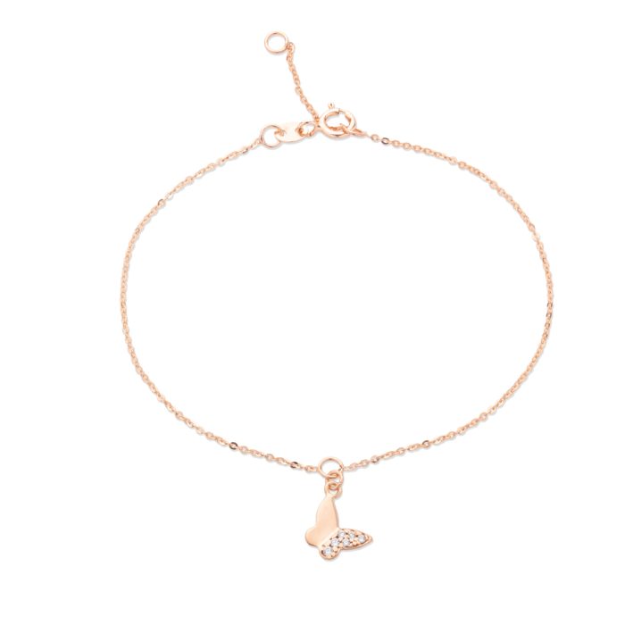 The Way narukvica - Leptirići sa cirkonima