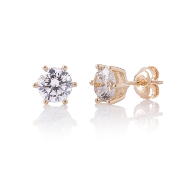 Dijamantske minđuše sa šest krapni