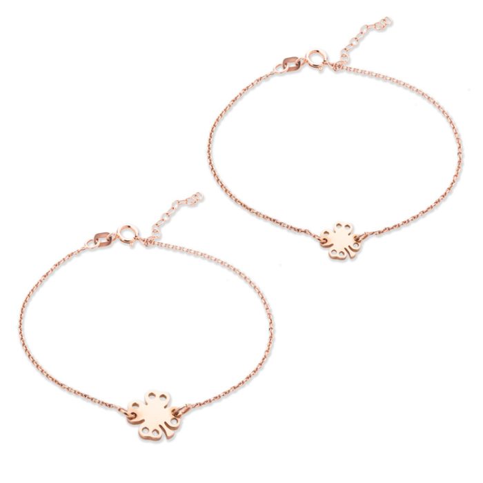 The Way zlatna narukvica, detelina