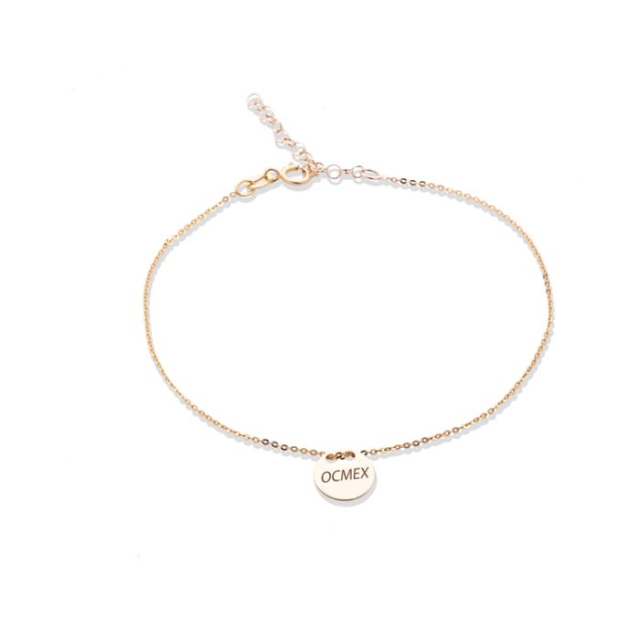 Personalizovana suptilna zlatna narukvica