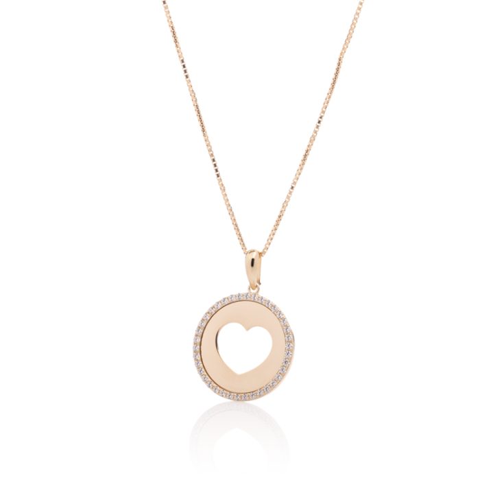 Privezak - Srce sa cirkonima