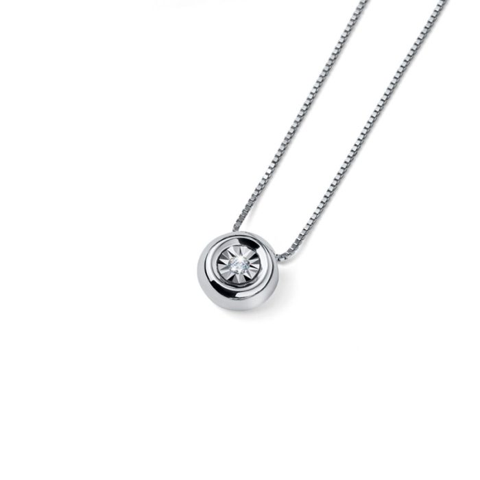 Desirè ogrlica od belog zlata sa dijamantima
