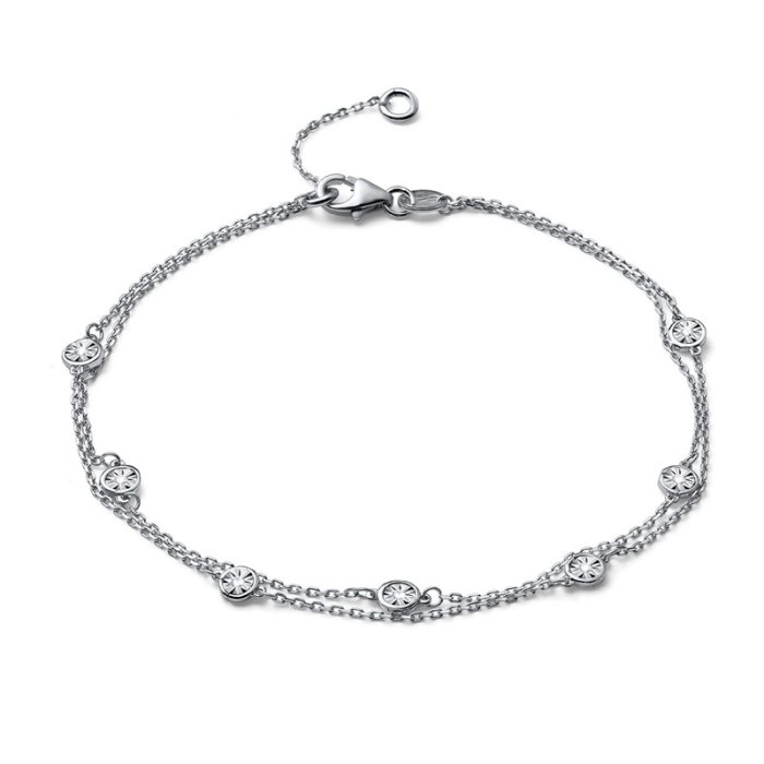 Desirè narukvica od belog zlata sa dijamantima