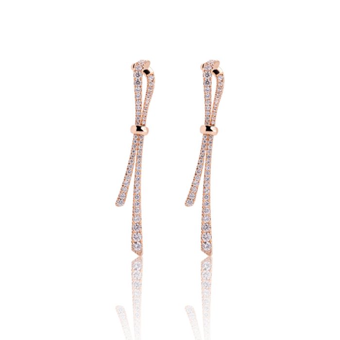 Viseće dijamantske minđuše