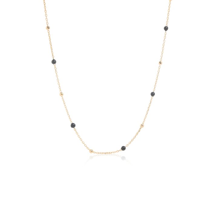 Ogrlica sa crnim perlama