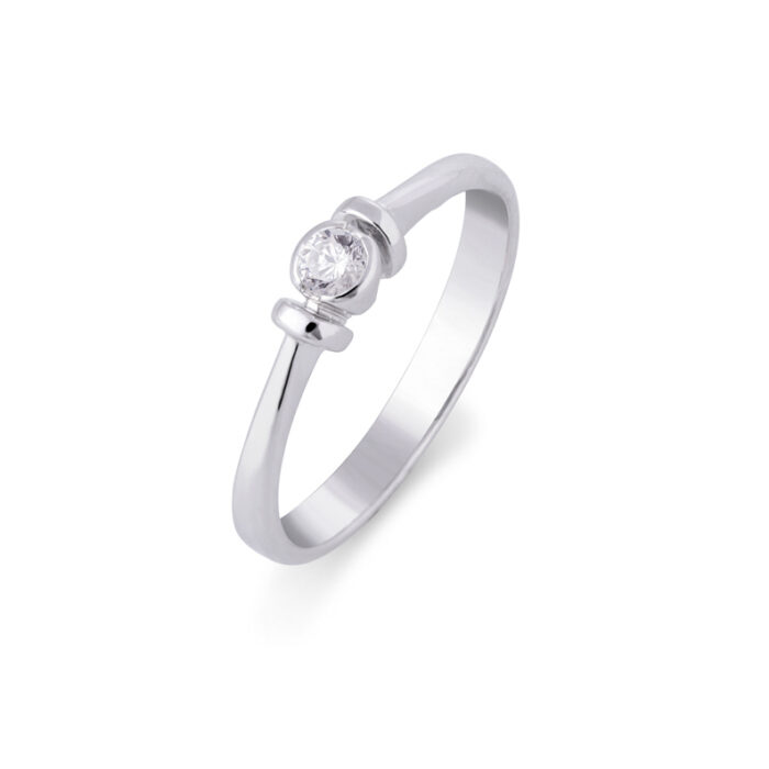 Verenički prsten sa brilijantom