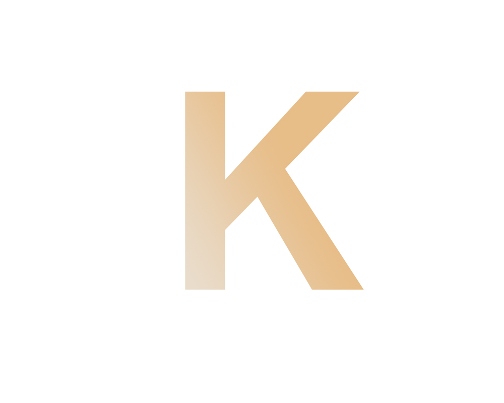 The Way I Am - Zlatna ogrlica sa slovom K i srcem - Slika 3