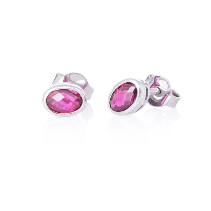 Minđuše sa roze cirkonima