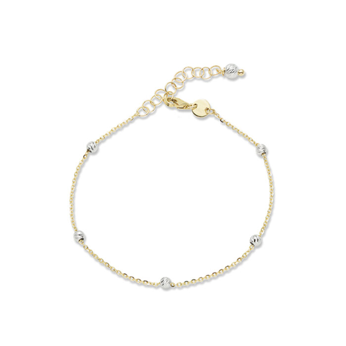 Narukvica od žutog i belog zlata