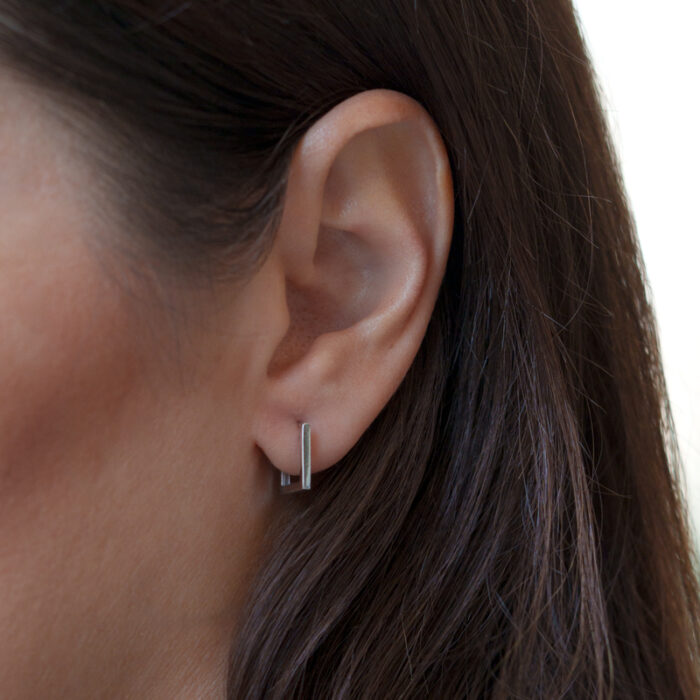 Četvrtaste alka minđuše