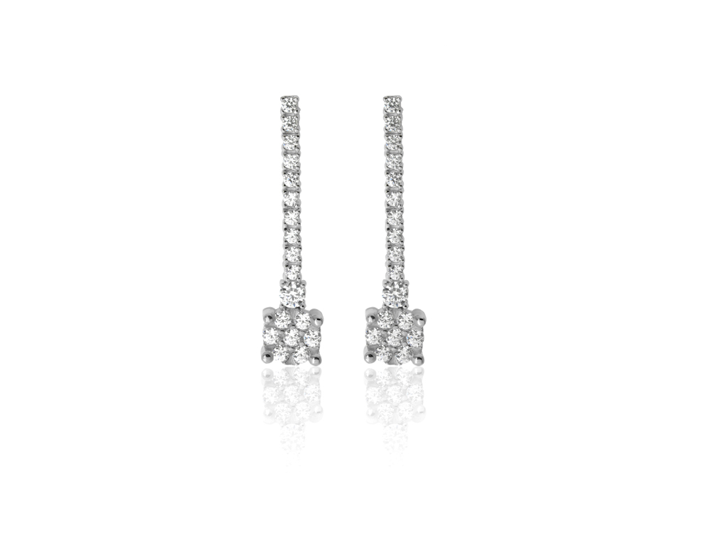 Viseće minđuše sa cirkonima - Image 2