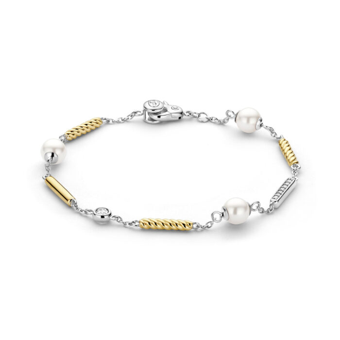 Ti Sento - Narukvica sa biserima i cirkonima