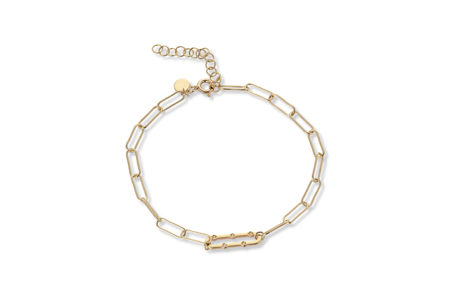 Zlatna 9am narukvica - Golden Arc - Slika 2