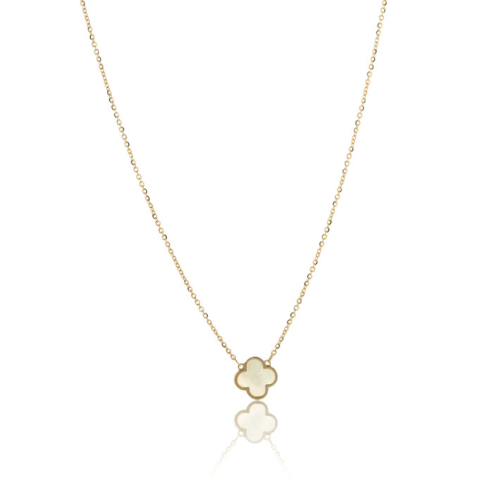 Bloom zlatna ogrlica, sedef