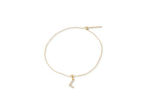 Narukvica sa brilijantskim slovom L