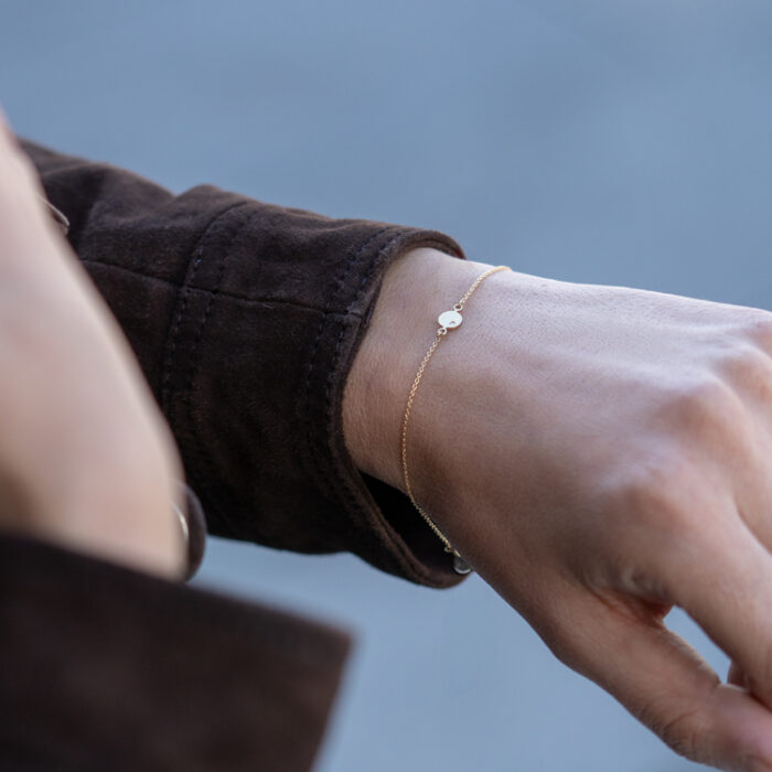 9AM narukvica - Krug sa dijamantom