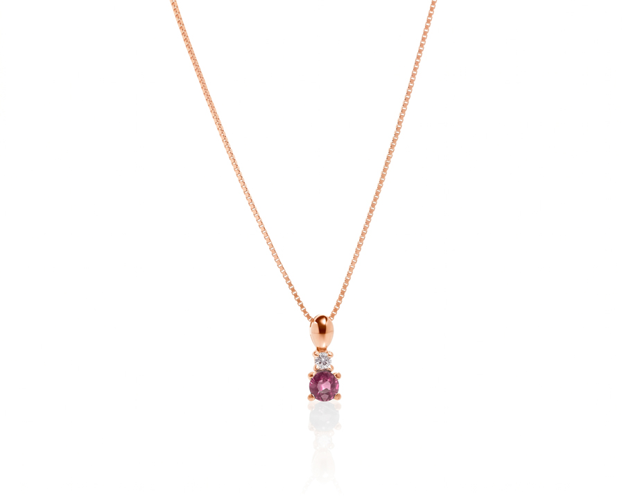 Ruby Drop dijamantska ogrlica - Slika 3