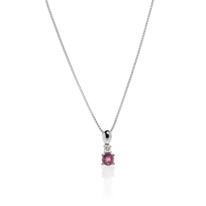 Ruby Drop dijamantska ogrlica