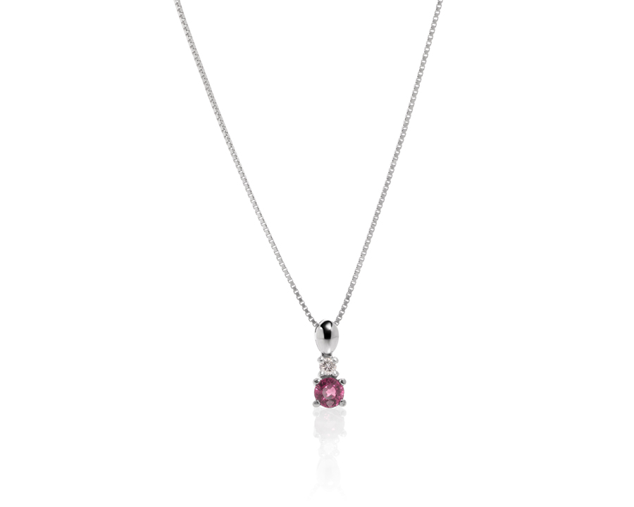 Ruby Drop dijamantska ogrlica