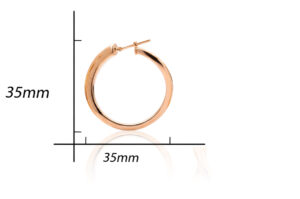 Zlatne alka Aura Twist - Slika 4