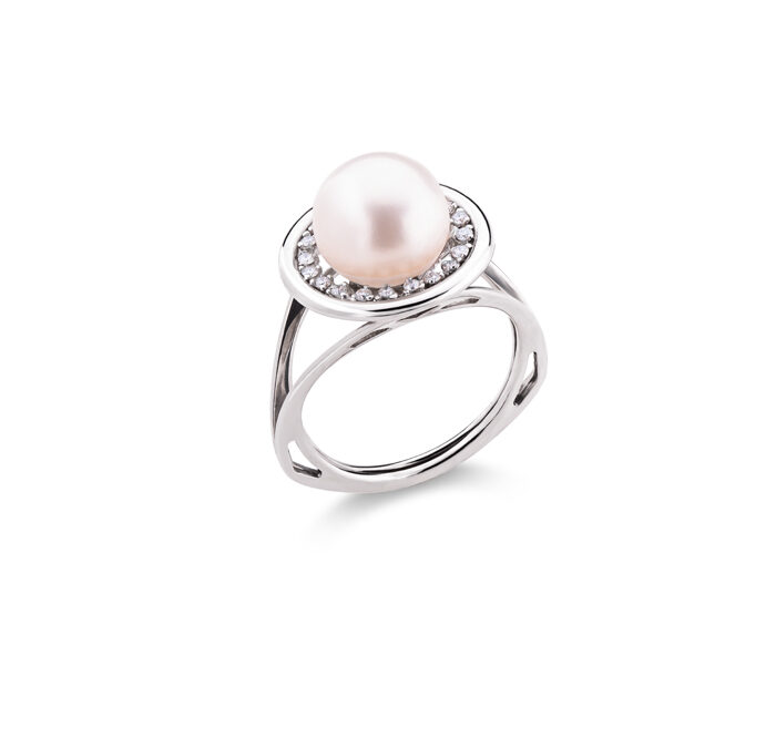 Pearl Orbit zlatni prsten