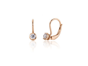 Desirè Bezel Drop dijamantske minđuše 0,30 ct - Slika 2