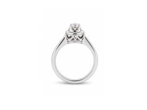 Vintidž 0,43ct dijamanski prsten, 18K - Slika 2